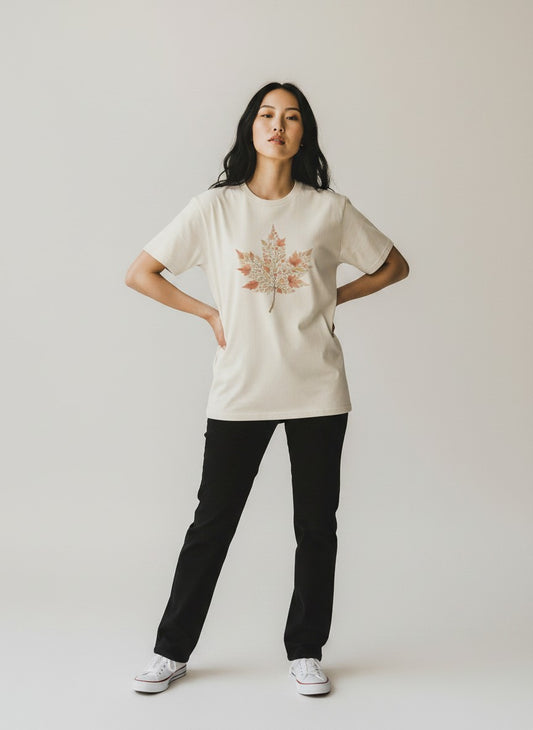 Maple Botanica Premium Graphic T-Shirt