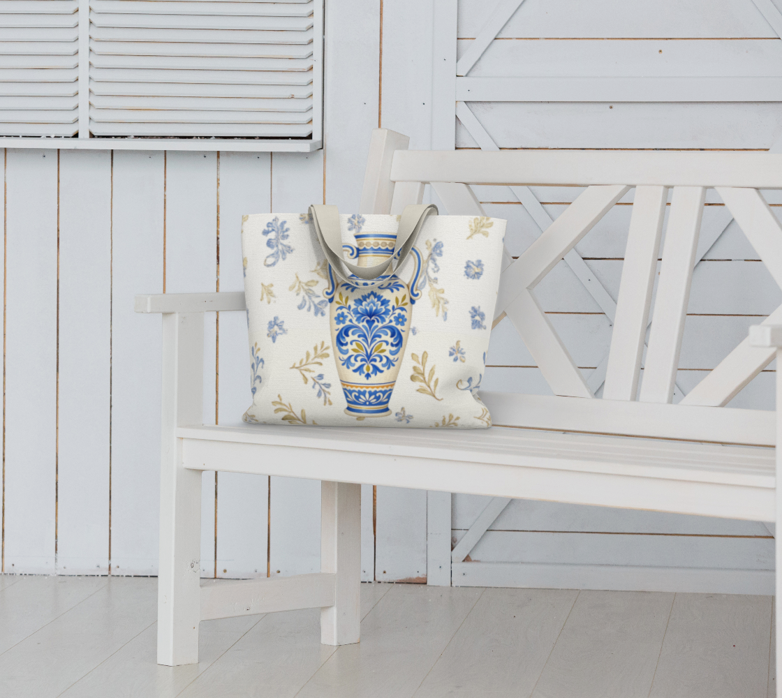 Mediterranean Amphora Market Tote