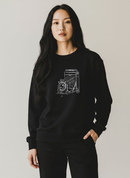 Vintage Camera Premium Crewneck Sweatshirt