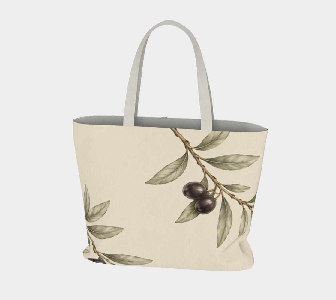 Olive Branch Market Tote Bag