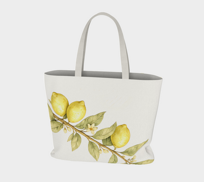 Lemon Branch Cotton Market Tote