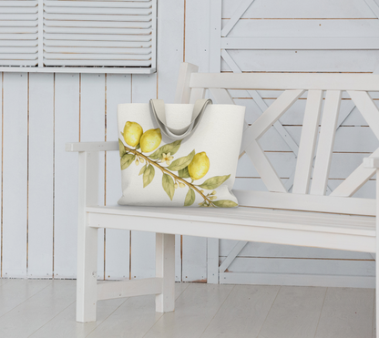 Lemon Branch Cotton Market Tote