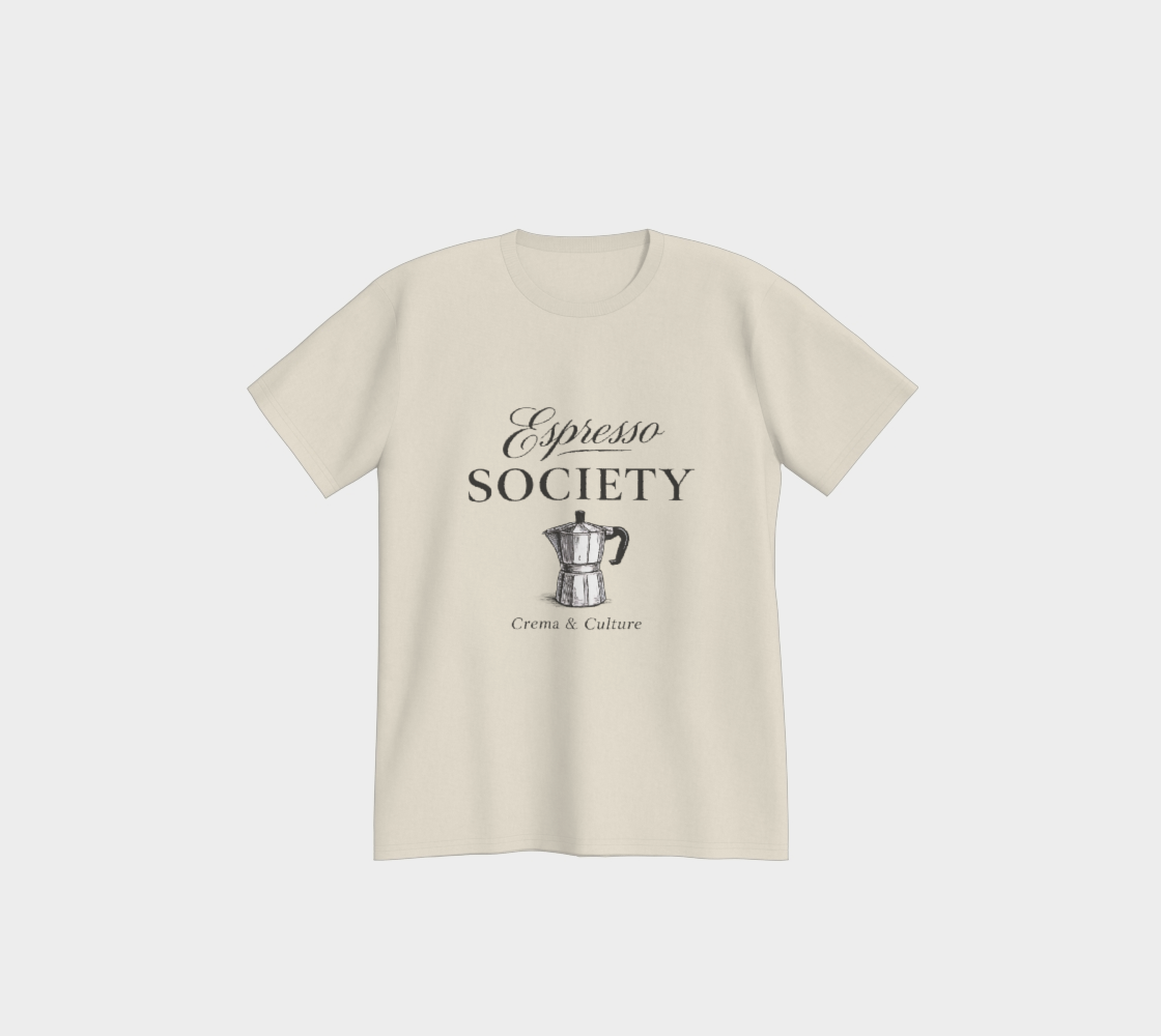 Espresso Society Premium Graphic T-Shirt
