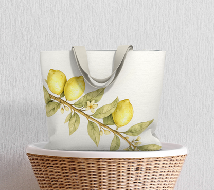 Lemon Branch Cotton Market Tote