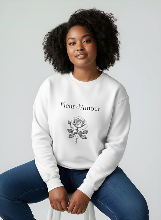 Fleur d'Amour Premium Crewneck Sweatshirt
