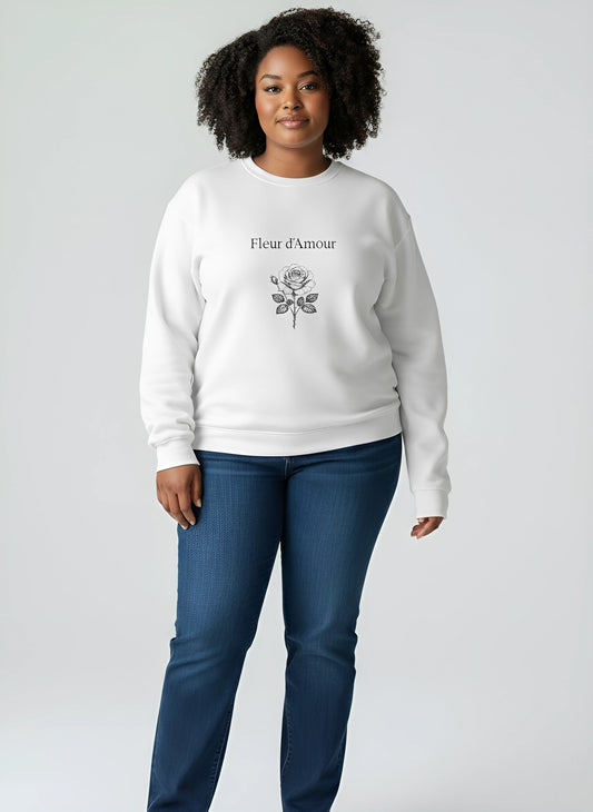 Fleur d'Amour Premium Crewneck Sweatshirt