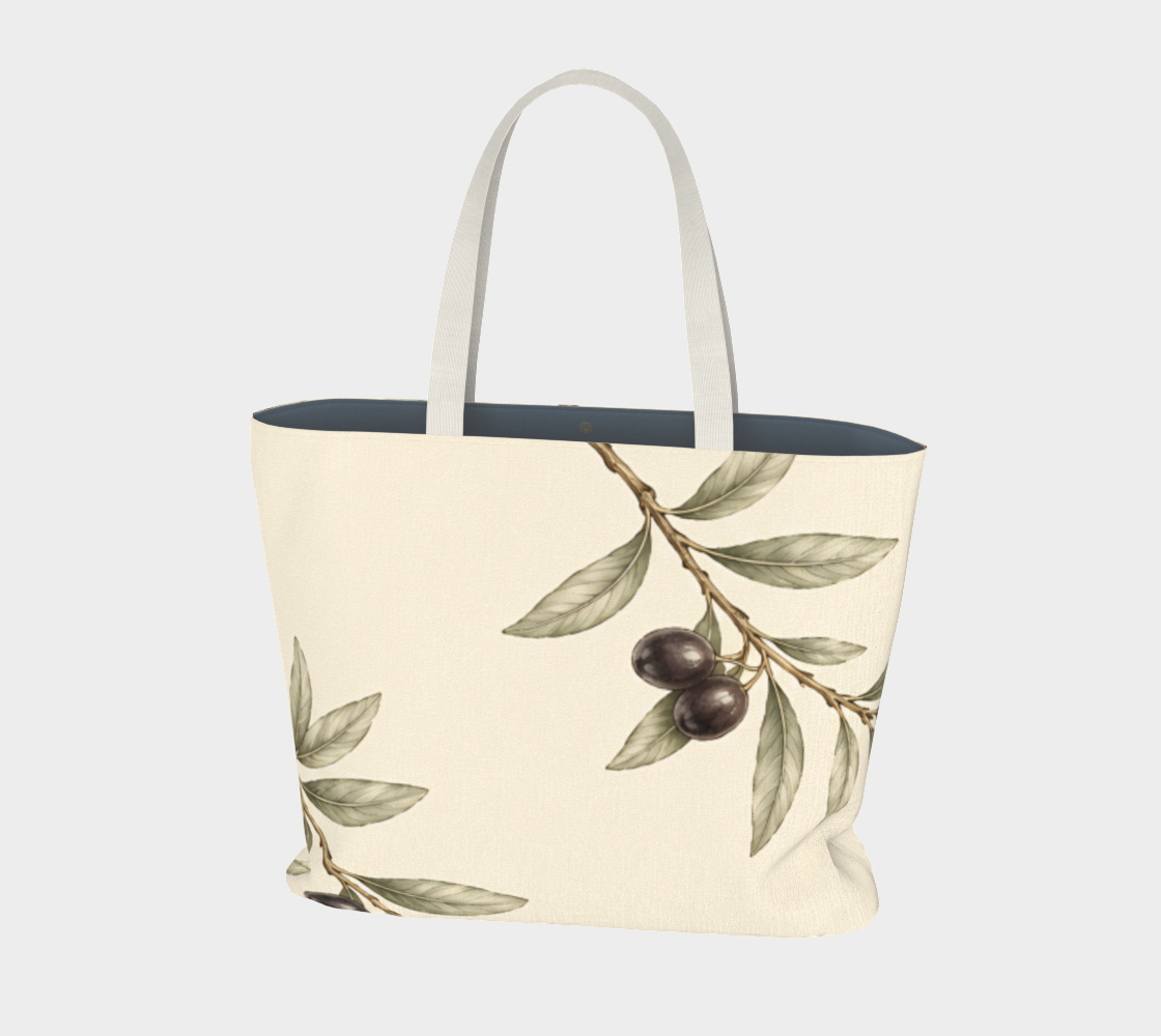 Olive Branch Market Tote Bag