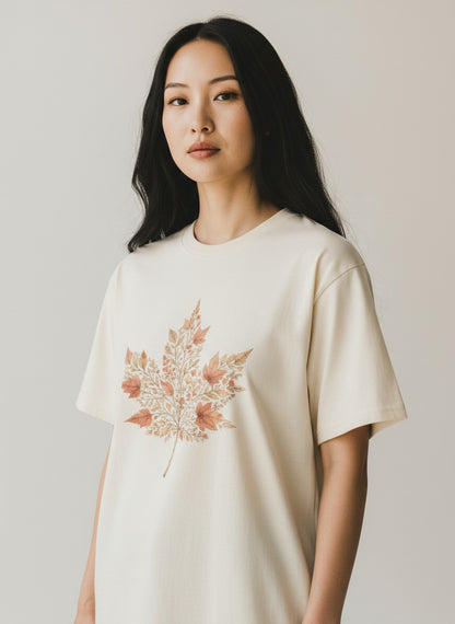 Maple Botanica Premium Graphic T-Shirt