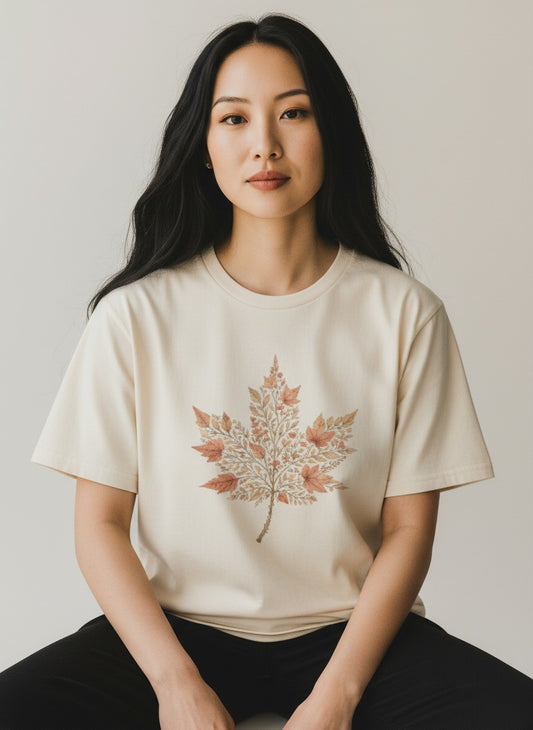 Maple Botanica Premium Graphic T-Shirt