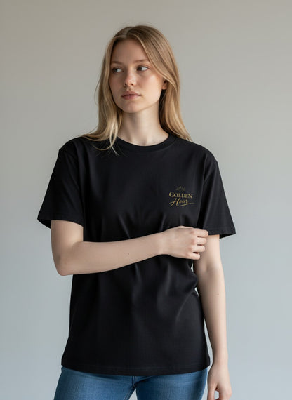 Golden Hour Slim-Fit Women's Graphic T-Shirt