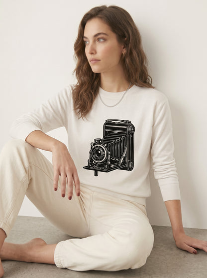 Vintage Camera Premium Crewneck Sweatshirt