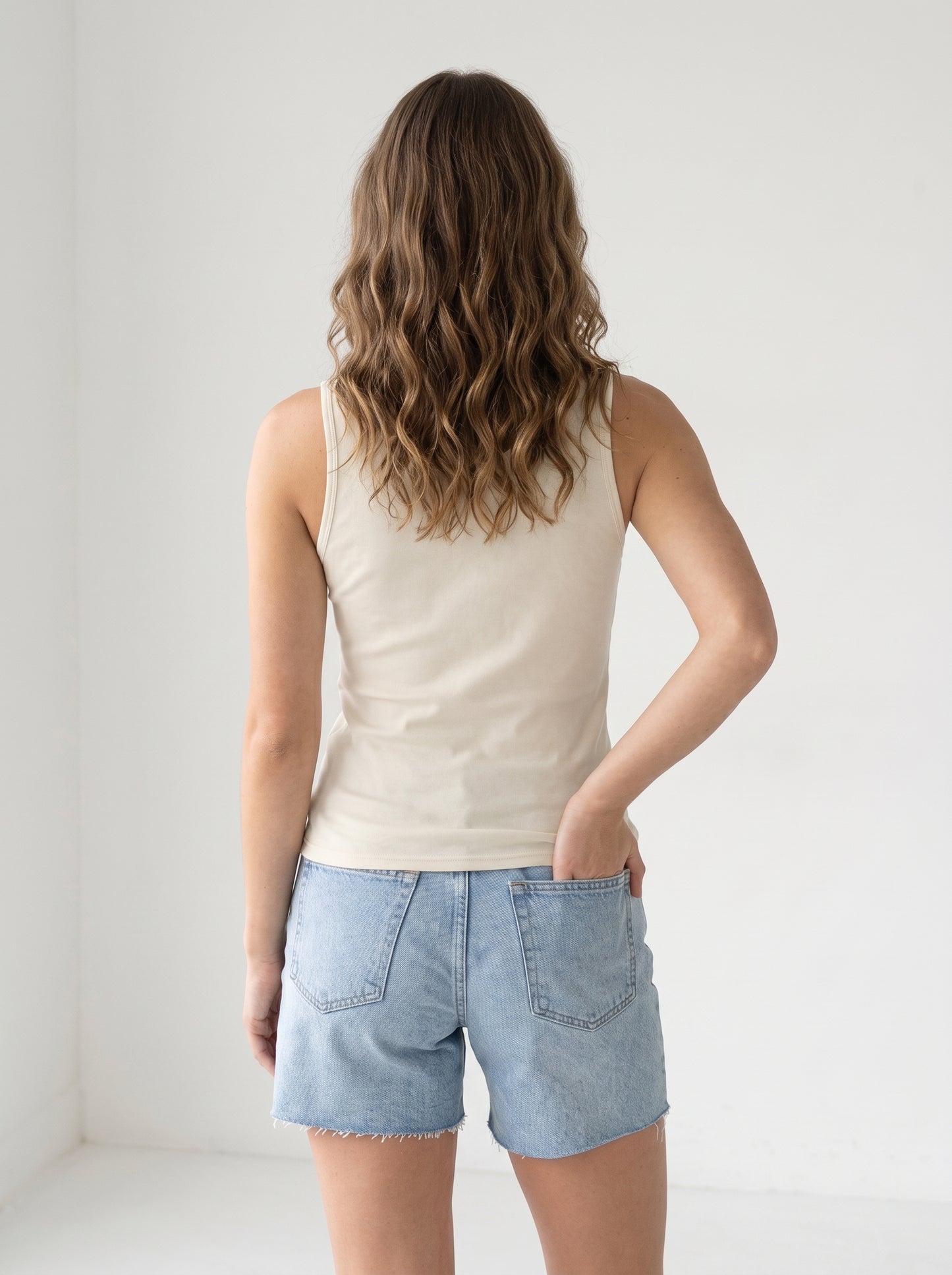 Lavender Herbarium Slim-Fit Tank Top