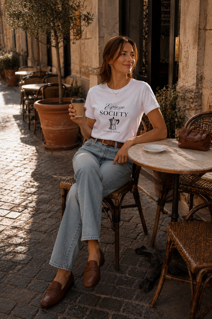 Espresso Society Premium Graphic T-Shirt