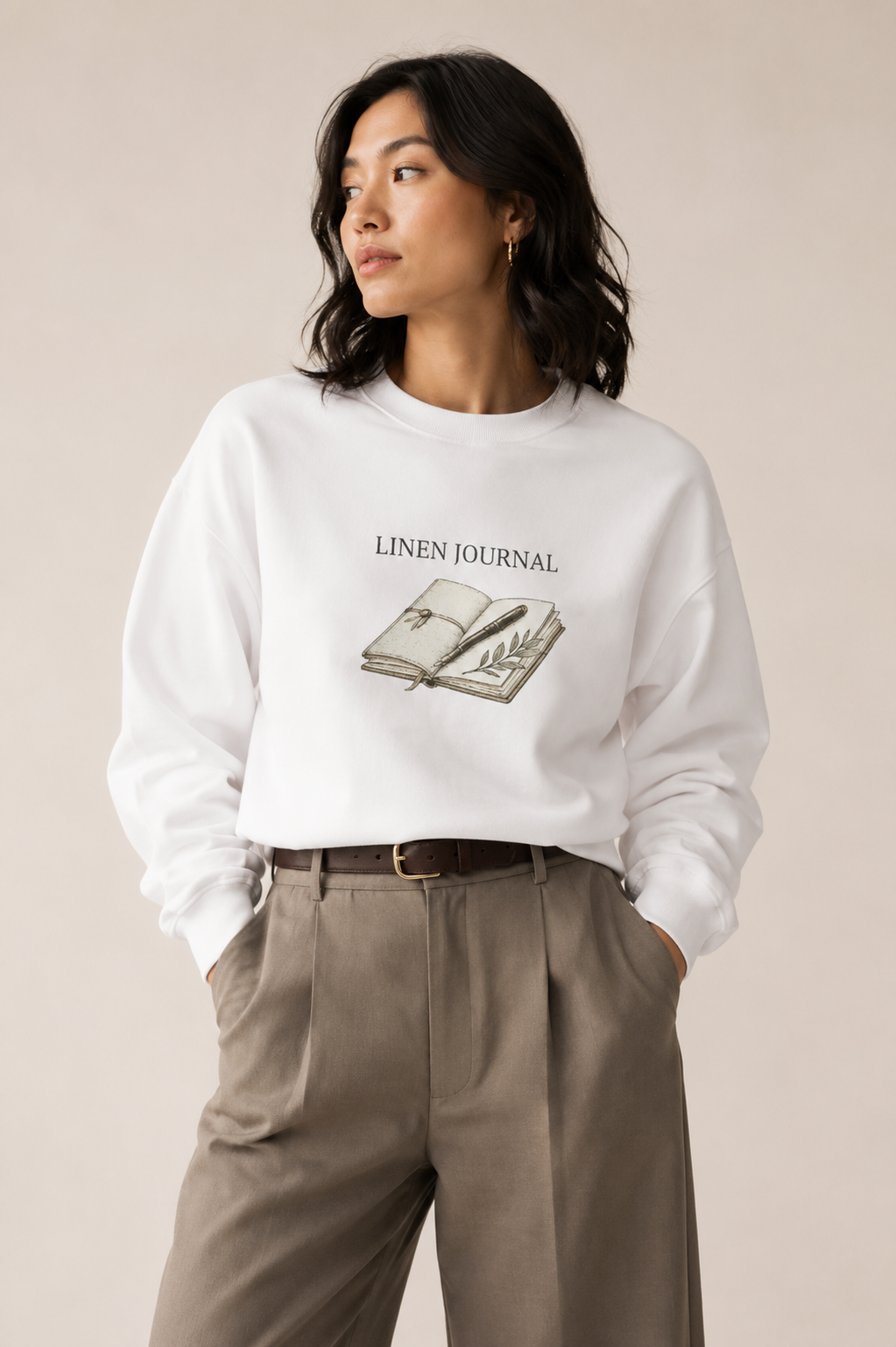 Linen Journal Premium Crewneck Sweatshirt