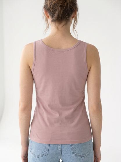 Peony Study Slim-Fit Tank Top