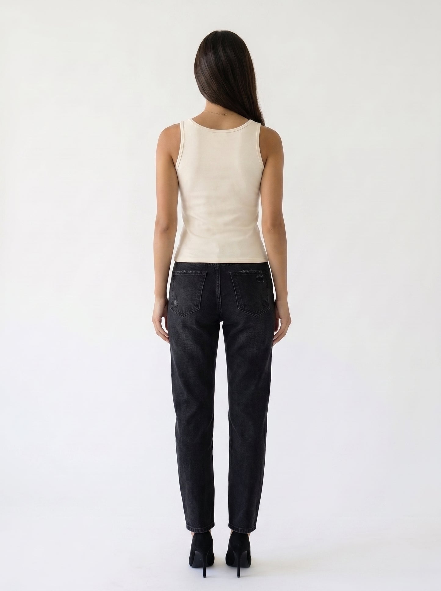 Heirloom Ribbon Slim-Fit Tank Top