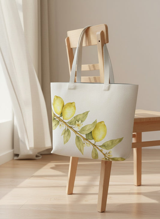 Lemon Branch Cotton Market Tote
