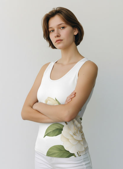 Camellia Study Slim-Fit Tank Top
