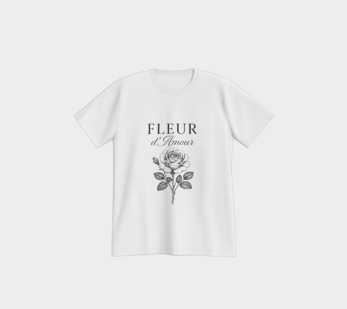 Fleur d'Amour Premium Graphic T-Shirt