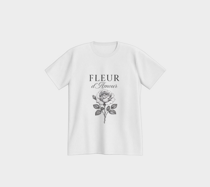 Fleur d'Amour Premium Graphic T-Shirt