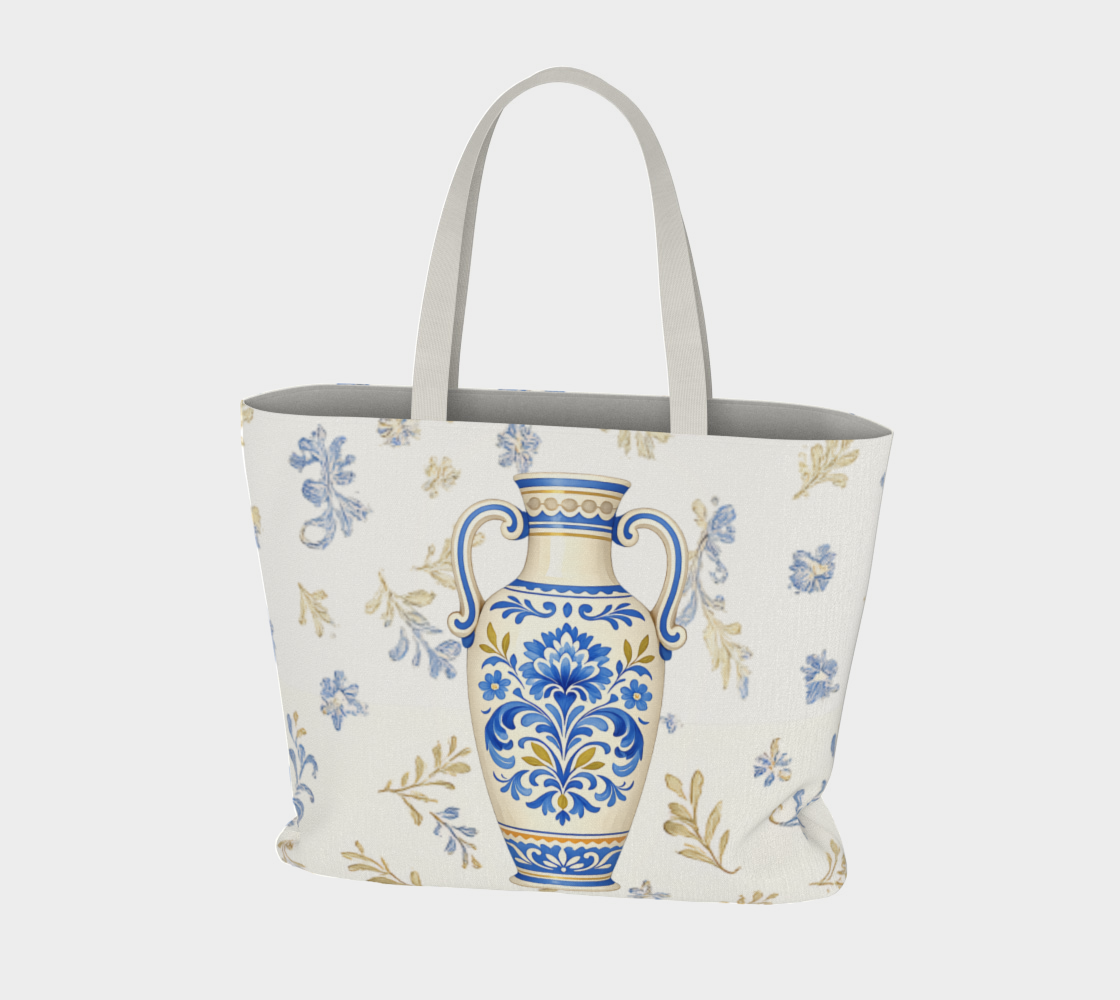 Mediterranean Amphora Market Tote