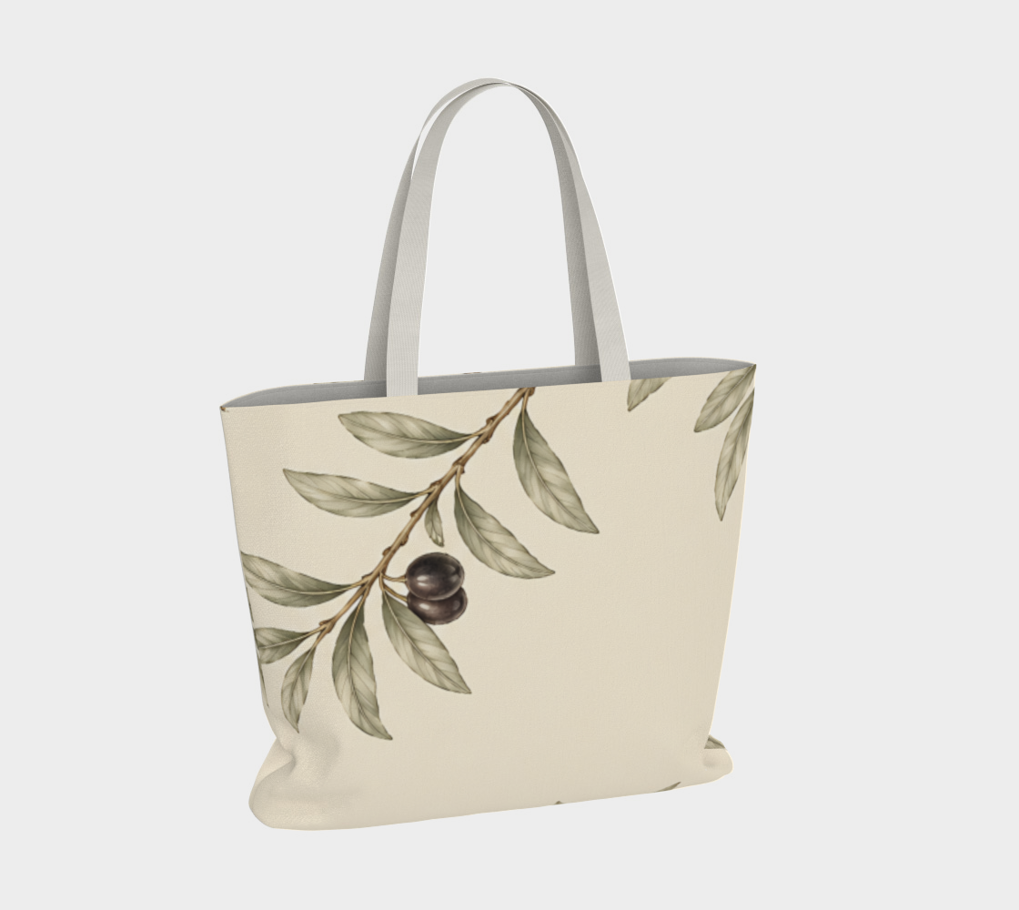 Olive Branch Market Tote Bag