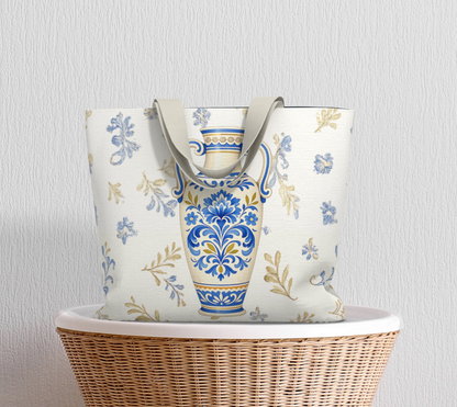 Mediterranean Amphora Market Tote