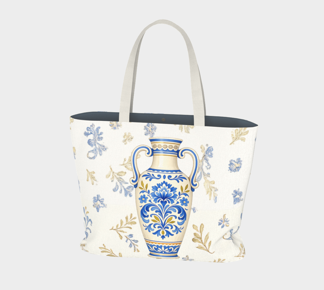 Mediterranean Amphora Market Tote