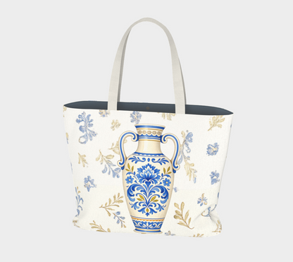 Mediterranean Amphora Market Tote