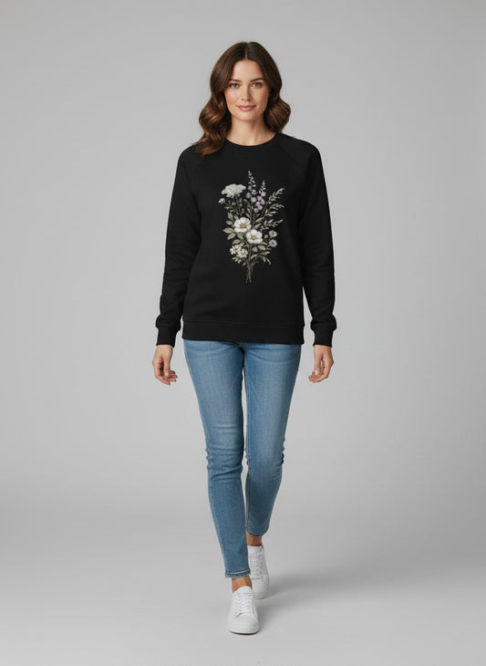 Wildflower Study Premium Crewneck Sweatshirt