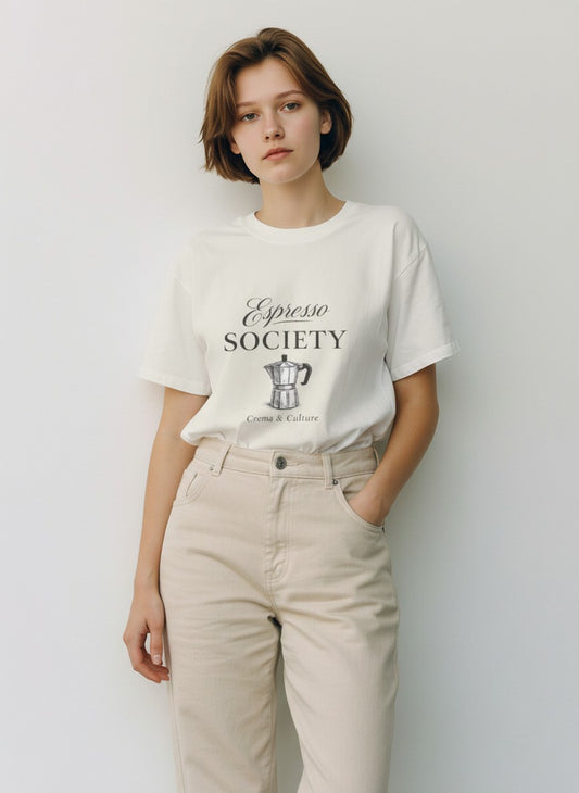 Espresso Society Premium Graphic T-Shirt